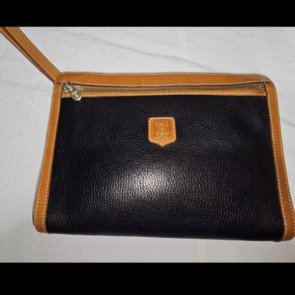 Celine Macadam Vintage Clutch Bag